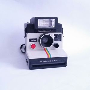 Vintage Polaroid Camera Rainbow One Step SX-70